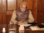 Modi asks party MPs not to touch feet